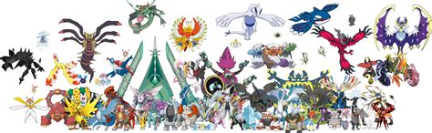 list of all legendary pokemon.